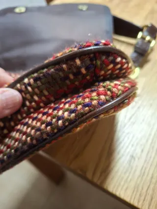 Bolso tweed multicolor