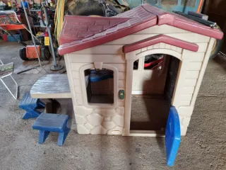 Casa infantil de plástico