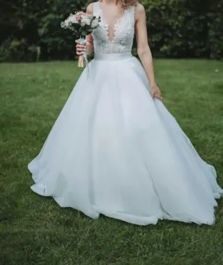 Sobrefalda Novia Blanca Talla Única