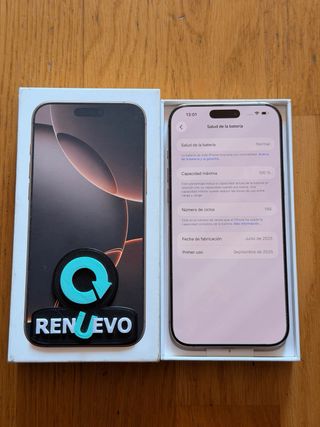 iPhone 16 Pro Max | 256 GB | 100% salud Bateria