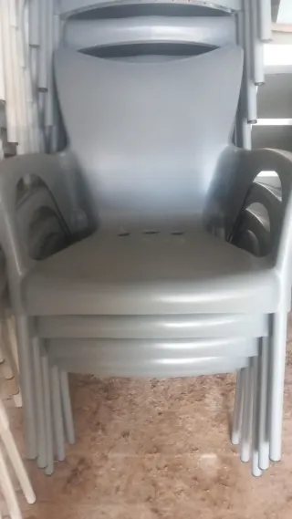 Silla Cruzcampo Blanca