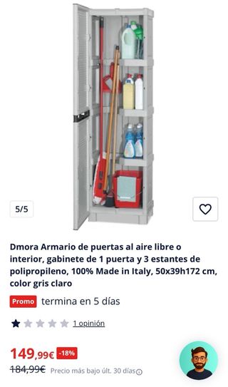 Armario Multiusos Exterior Escobero