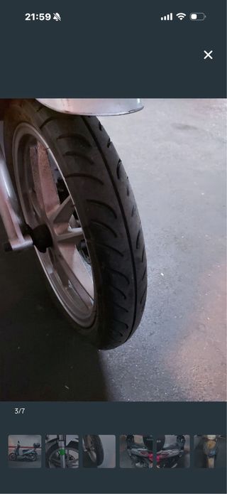 Moto SYM 125 Scooter Plata