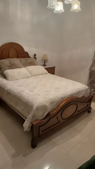 Dormitorio completo madera