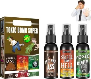 Spray Pedo Toxic Bomb 3 Pack