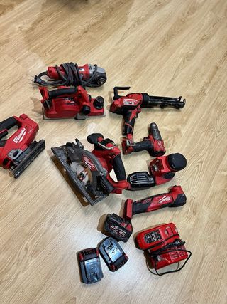 Lote Herramientas Milwaukee