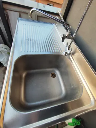 Fregadero industrial acero inoxidable