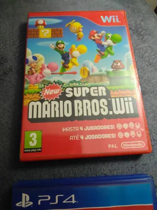Pack Juegos Wii y PS4: Mario y Red Dead y mando.