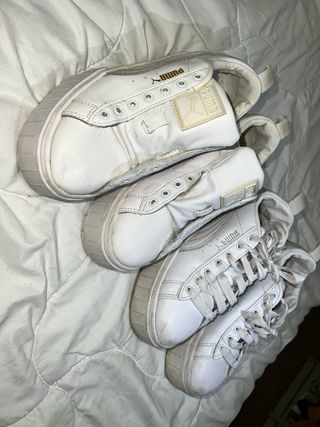 Zapatillas Fila Negras y Blancas