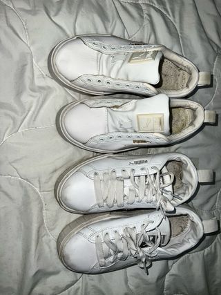 Zapatillas Fila Negras y Blancas