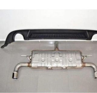 Difusor Trasero Volkswagen Golf 7.5 look GTI ESCAP