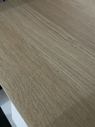 Cajonera 3 cajones madera y blanco