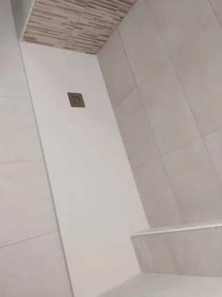 Cambio de plato de ducha.