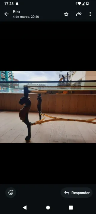 Mesa de cristal diseño patas león