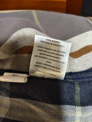 Camisa Levi's Talla L Cuadros