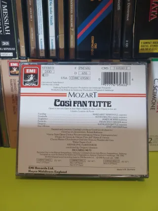 Mozart Così Fan Tutte EMI CD Riccardo Muti