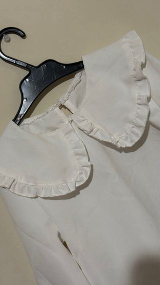 Camisa blanca niña 4 años