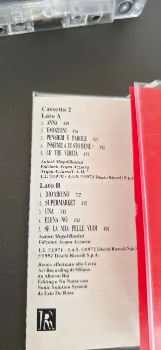 Lucio Battisti - Le origini Musicassetta