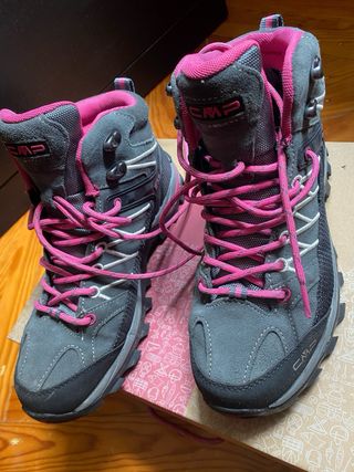 Botas de montaña CMP mujer T40 gris/rosa