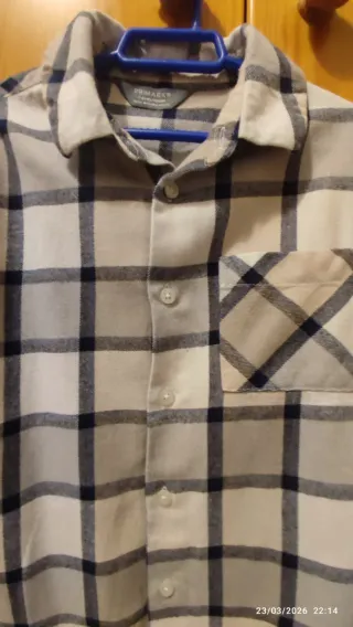 Camisa cuadros 7-8 años