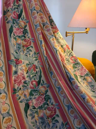 2 juegos de cortinas(cuatro hojas) visillos a jueg