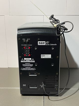 Subwoofer B&W AS1 Plata