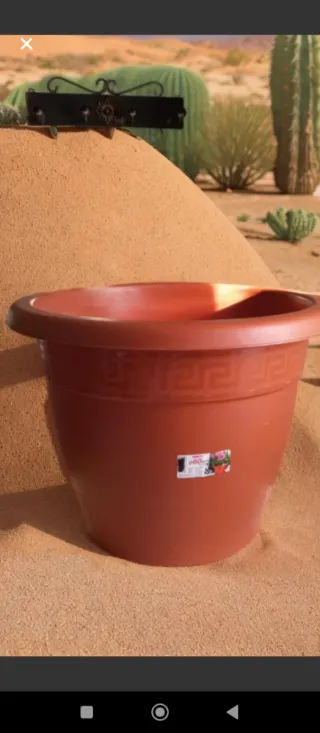 Maceta Plástico Grande 60cm