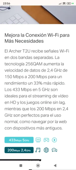 TP-Link AC600 Adaptador USB WiFi