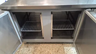 Bajo mostrador refrigerado acero inoxidable