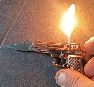 Mechero  Pistola Vintage