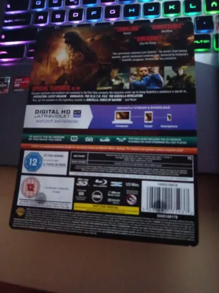 Steelbook Godzilla y Capitana Marvel Blu-ray 3D