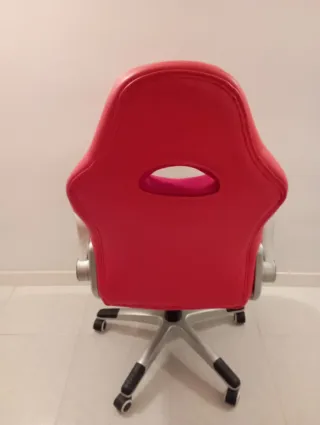 Oferta Silla Gamer Roja ergonómica en perfecto est