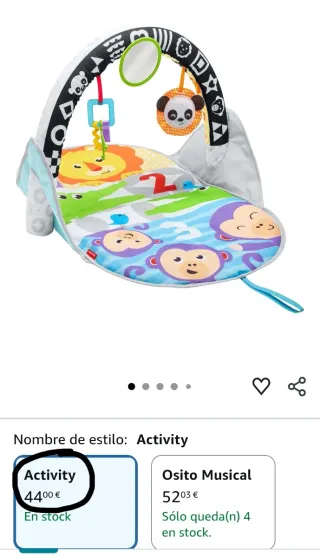 Gimnasio Bebé Fisher-Price 2 en 1