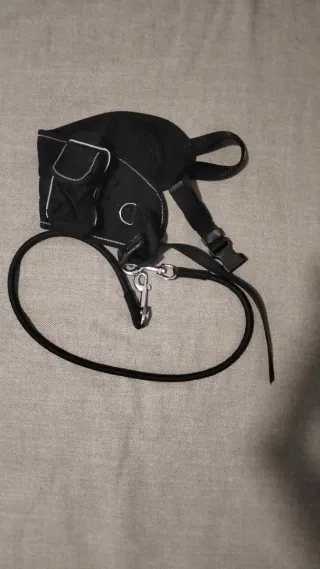 Correa cintura para perros manos libres