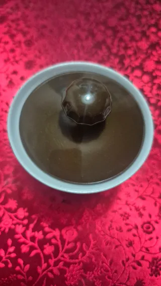 Juego café lechera azucarero marrón blanco