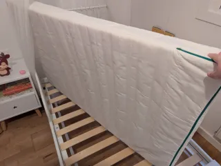 Cama Minnen metal blanco con 3 posiciones