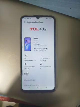 TCL 40 SE precio negociable