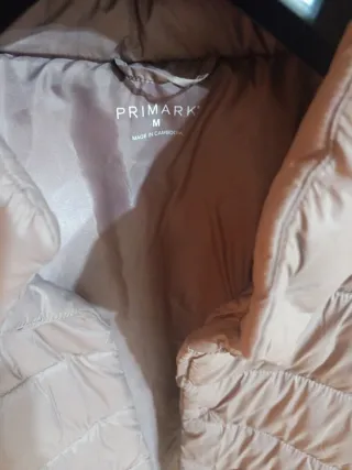 Cazadora plumífero rosa ligera M