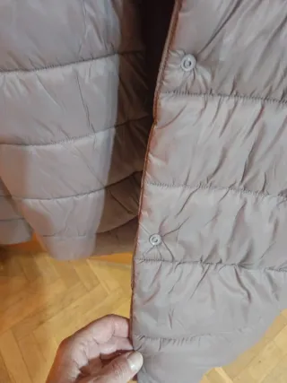 Cazadora plumífero rosa ligera M