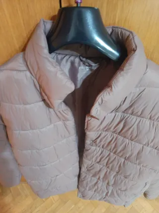 Cazadora plumífero rosa ligera M