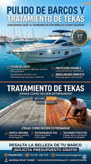 Pulido de barcos