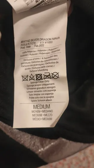 Disfraz ninja completo El Corte Inglés  (8-9 años)