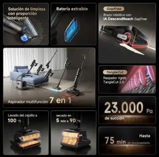 Dreame H15 Mix 7-en-1 Aspiradora Multifuncional