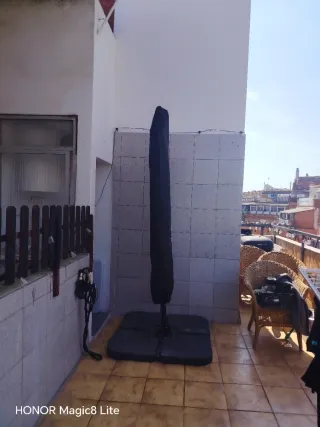 Sombrilla Terraza Exterior LED Solar Ø250cm