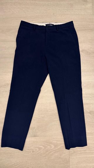 Traje Zara Azul Marino Hombre