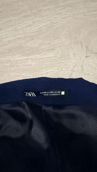 Traje Zara Azul Marino Hombre