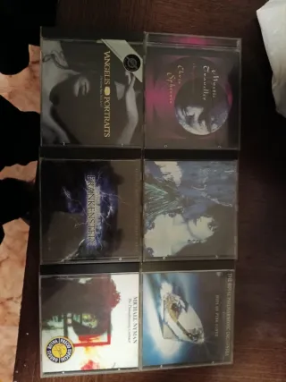 Lote 6 CDs Vangelis, Pink Floyd, etc.