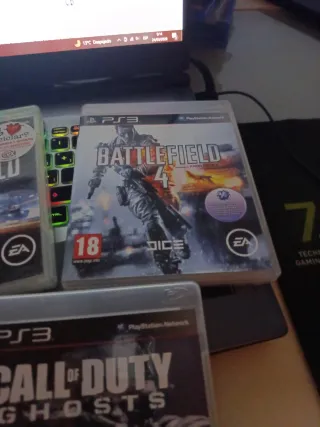 Pack PS3 Battlefield 3 y 4 + Call of Duty Ghosts