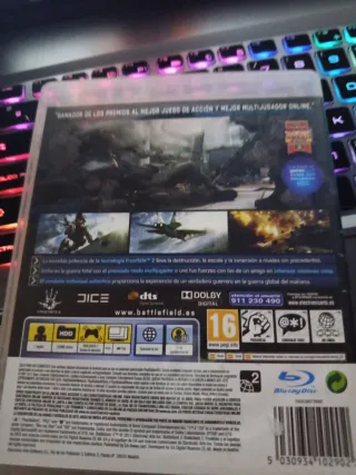 Pack PS3 Battlefield 3 y 4 + Call of Duty Ghosts