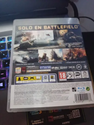 Pack PS3 Battlefield 3 y 4 + Call of Duty Ghosts